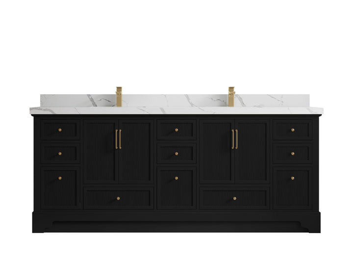 Alys 84 in. W x 22 in. D Double Sink Bathroom Vanity - photo 12
