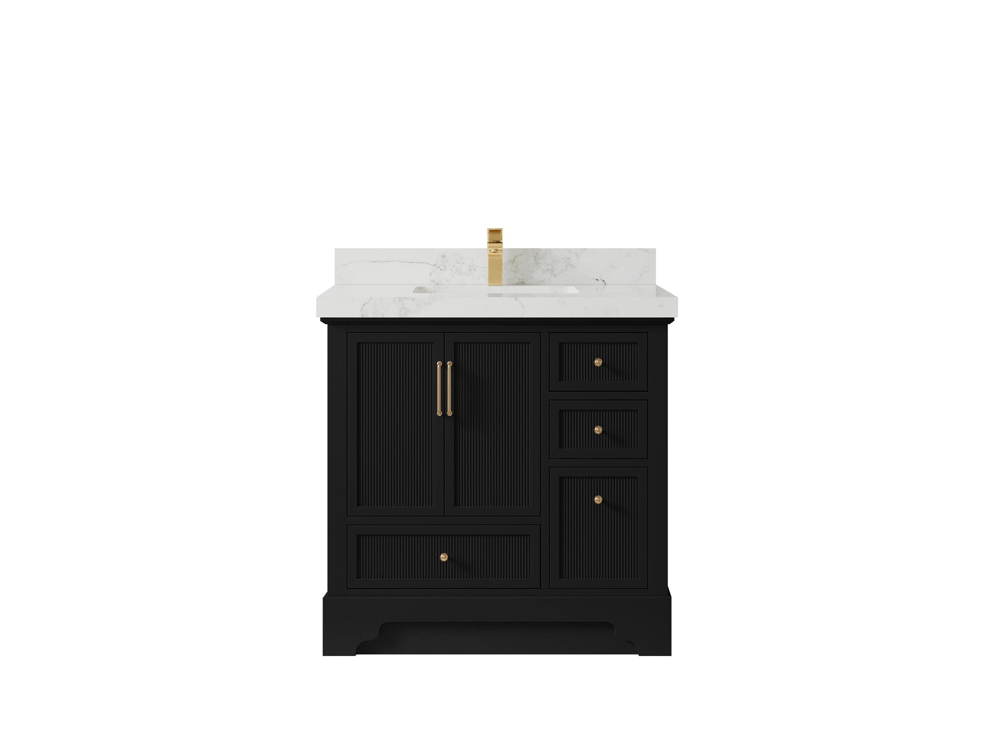 Alys 36 in. W x 22 in. D Center Sink Bathroom Vanity