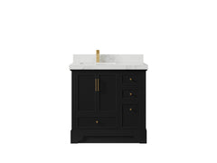 Alys 36 in. W x 22 in. D Left Offset Sink Bathroom Vanity - photo 14