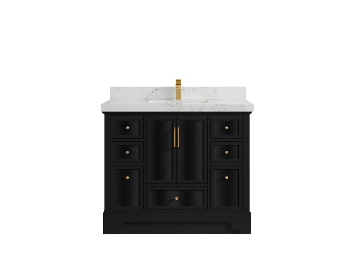 Alys 42 in. W x 22 in. D Single Sink Bathroom Vanity