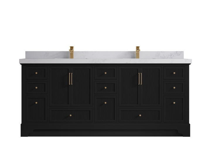 Alys 80 in. W x 22 in. D Double Sink Bathroom Vanity - photo 24