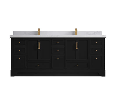 Alys 84 in. W x 22 in. D Double Sink Bathroom Vanity