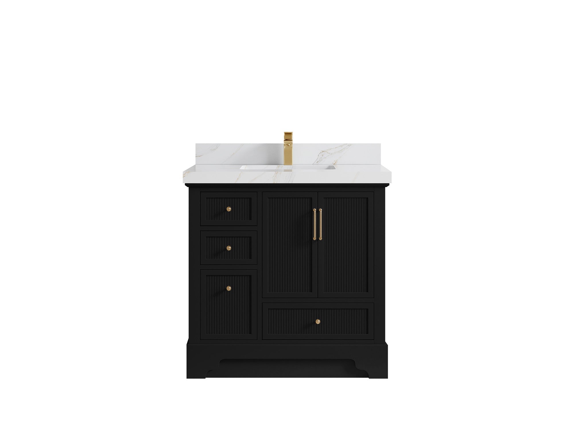 Alys 36 in. W x 22 in. D Center Sink Bathroom Vanity