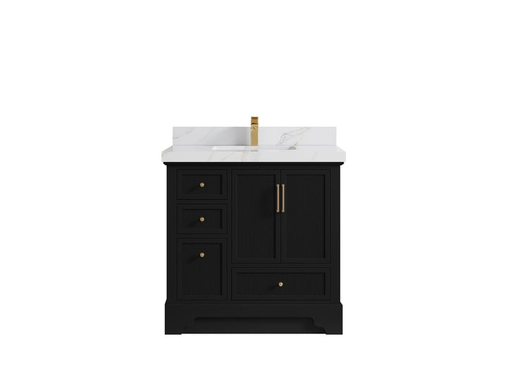 Alys 36 in. W x 22 in. D Center Sink Vanity for Modern Bathrooms - photo 20