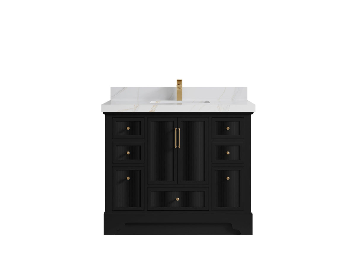 Alys 42 in. W x 22 in. D Single Sink Bathroom Vanity