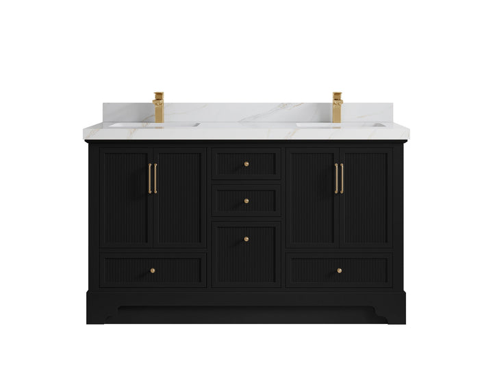 Alys 60 in. W x 22 in. D Double Sink Bathroom Vanity - photo 34