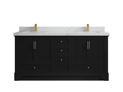 Alys 72 in. W x 22 in. D Double Sink Bathroom Vanity