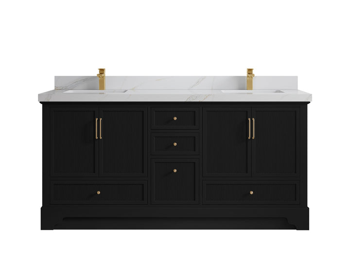 Alys 72 in. W x 22 in. D Double Sink Bathroom Vanity - photo 16