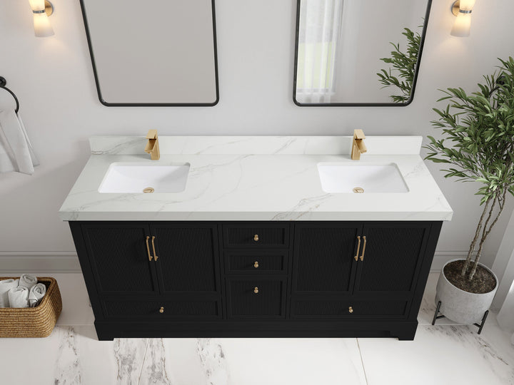 Alys 72 in. W x 22 in. D Double Sink Bathroom Vanity - photo 15
