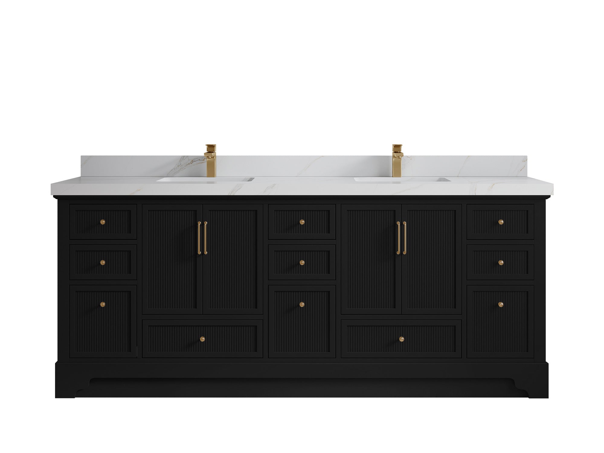 Alys 84 in. W x 22 in. D Double Sink Bathroom Vanity