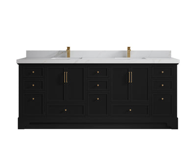 Alys 84 in. W x 22 in. D Double Sink Bathroom Vanity