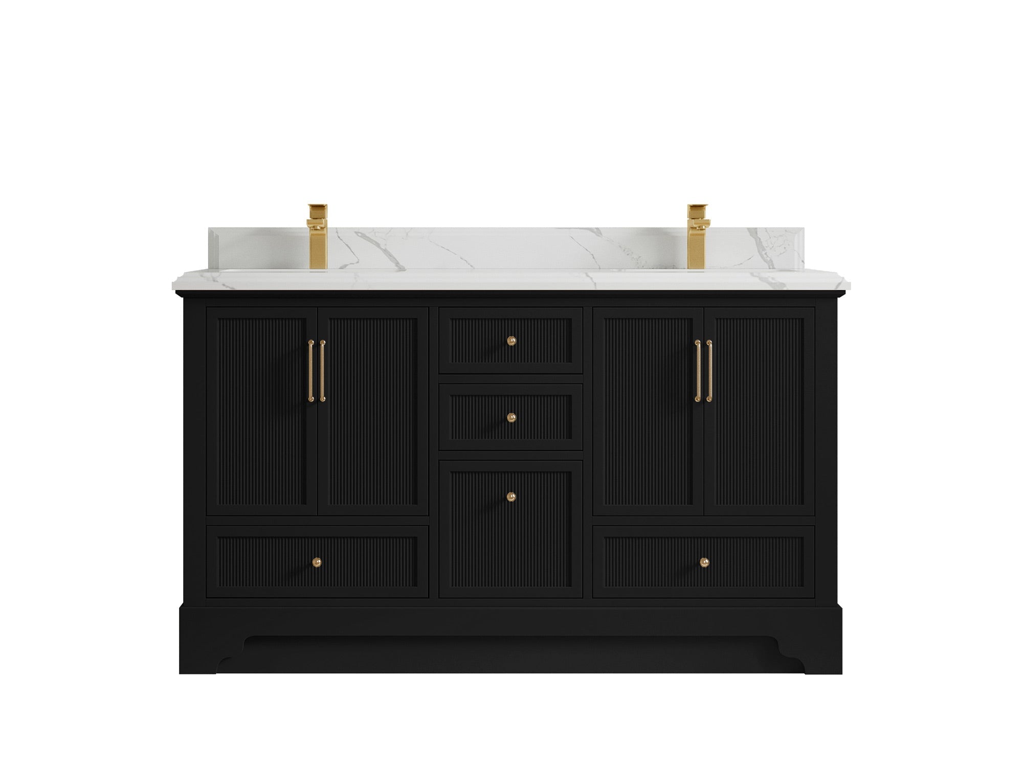 Alys 60 in. W x 22 in. D Double Sink Bathroom Vanity