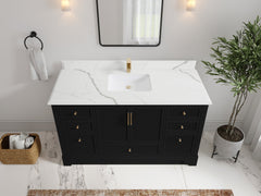 Alys 60 in. W x 22 in. D Single Sink Bathroom Vanity - photo 21