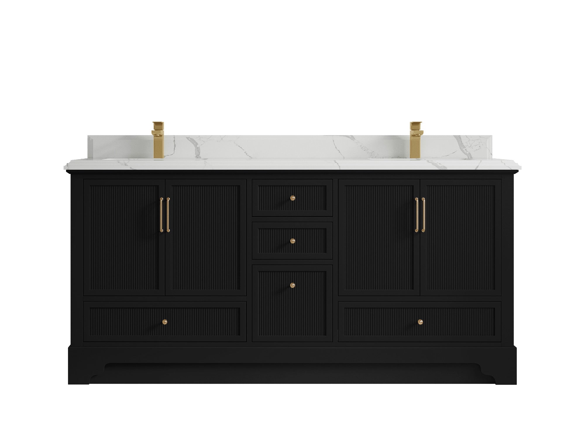 Alys 72 in. W x 22 in. D Double Sink Bathroom Vanity