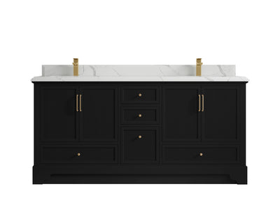 Alys 72 in. W x 22 in. D Double Sink Bathroom Vanity