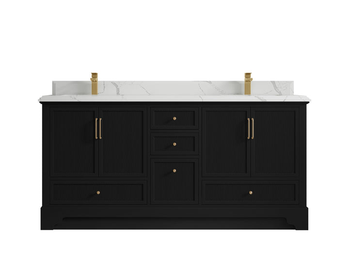 Alys 72 in. W x 22 in. D Double Sink Bathroom Vanity - photo 22