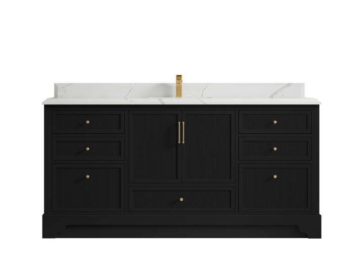 Alys 72 in. W x 22 in. D Single Sink Bathroom Vanity - photo 36