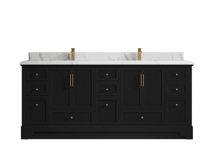 Alys 80 in. W x 22 in. D Double Sink Bathroom Vanity - photo 10