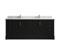 Alys 84 in. W x 22 in. D Double Sink Bathroom Vanity - photo 22