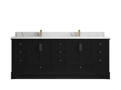 Alys 84 in. W x 22 in. D Double Sink Bathroom Vanity