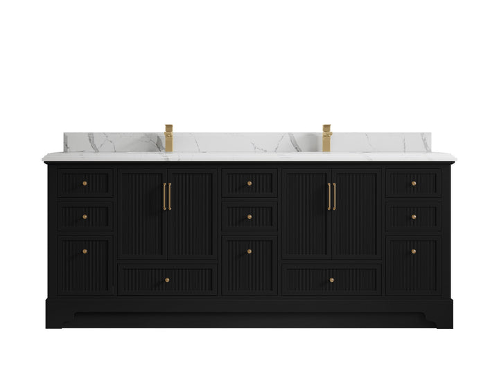 Alys 84 in. W x 22 in. D Double Sink Bathroom Vanity - photo 22