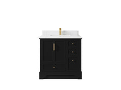 Alys 36 in. W x 22 in. D Center Sink Bathroom Vanity - photo 24