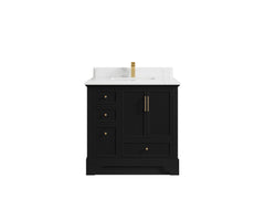 Alys 36 in. W x 22 in. D Center Sink Vanity for Modern Bathrooms - photo 24