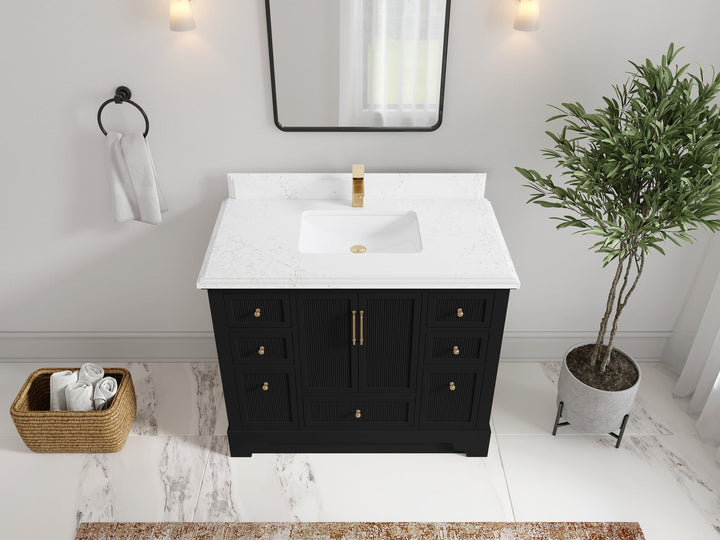 Alys 42 in. W x 22 in. D Single Sink Bathroom Vanity - photo 23