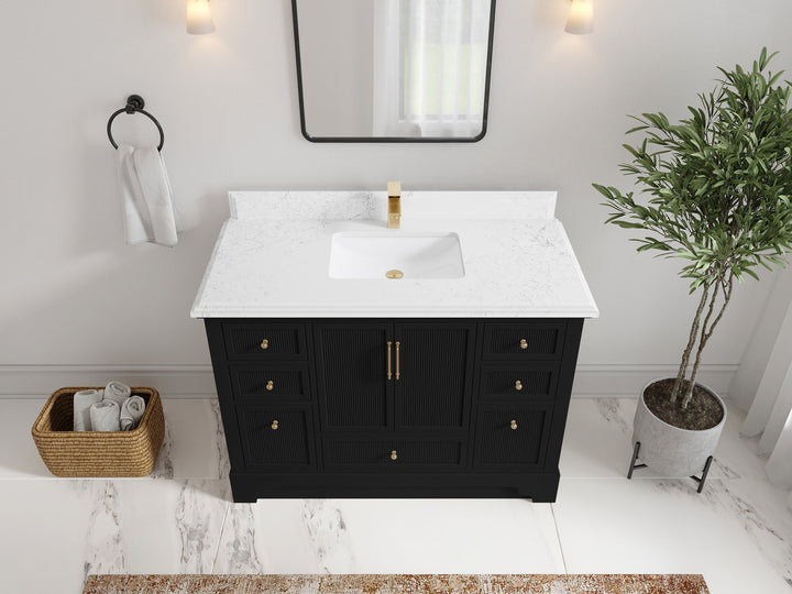 Alys 48 in. W x 22 in. D Single Sink Bathroom Vanity - photo 23