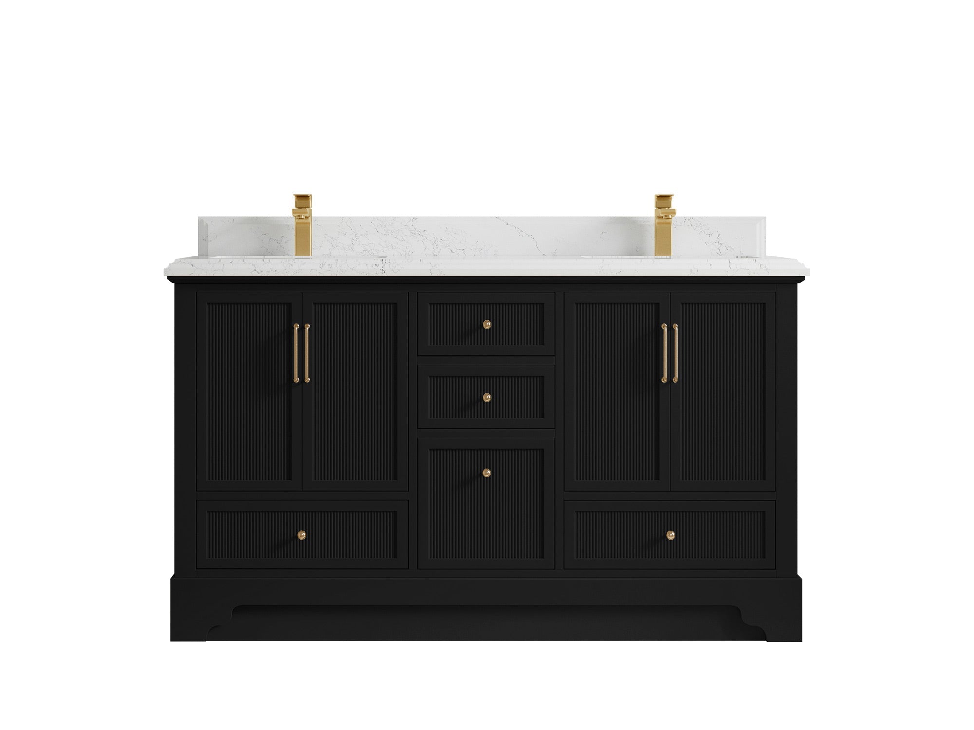 Alys 60 in. W x 22 in. D Double Sink Bathroom Vanity