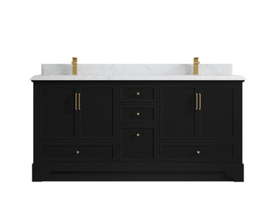 Alys 72 in. W x 22 in. D Double Sink Bathroom Vanity