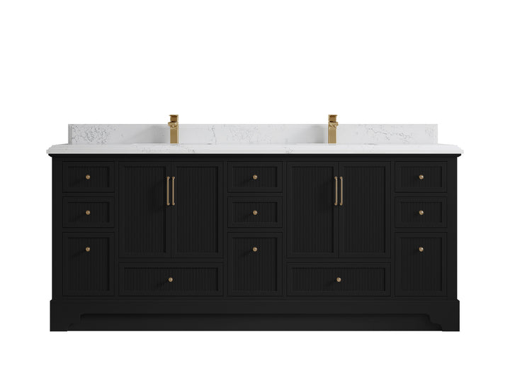 Alys 80 in. W x 22 in. D Double Sink Bathroom Vanity - photo 30