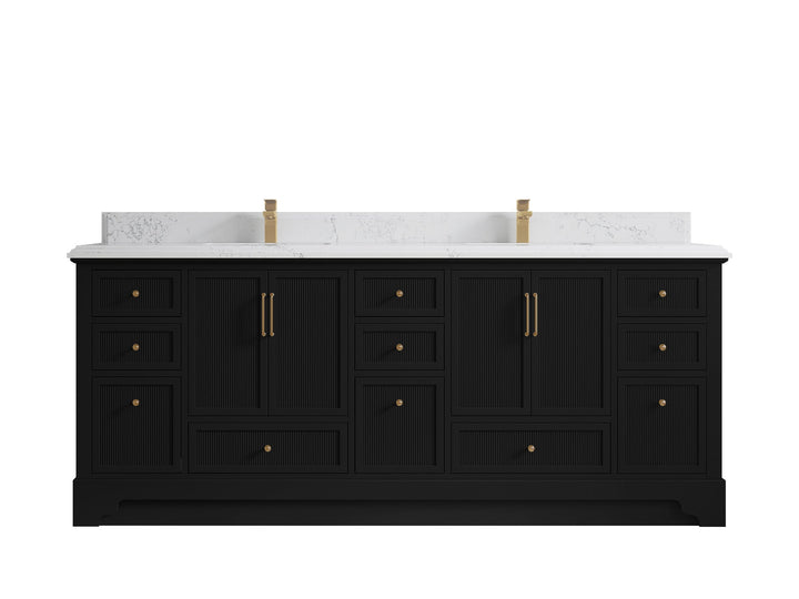 Alys 84 in. W x 22 in. D Double Sink Bathroom Vanity - photo 24