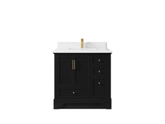 Alys 36 in. W x 22 in. D Center Sink Bathroom Vanity - photo 26