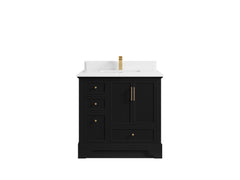 Alys 36 in. W x 22 in. D Center Sink Vanity for Modern Bathrooms - photo 26