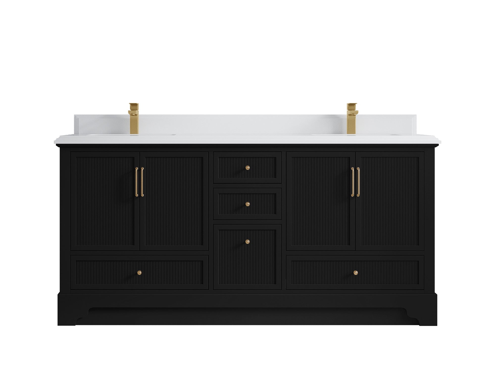 Alys 72 in. W x 22 in. D Double Sink Bathroom Vanity
