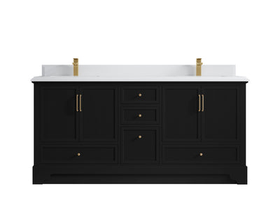 Alys 72 in. W x 22 in. D Double Sink Bathroom Vanity