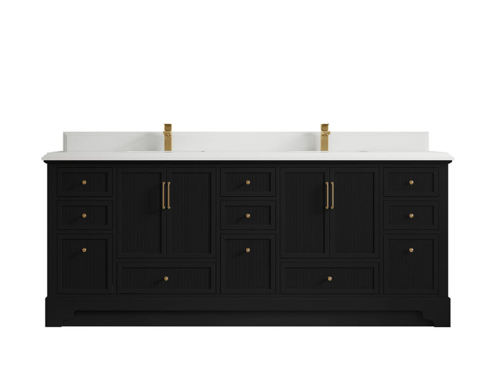 Alys 84 in. W x 22 in. D Double Sink Bathroom Vanity - photo 26