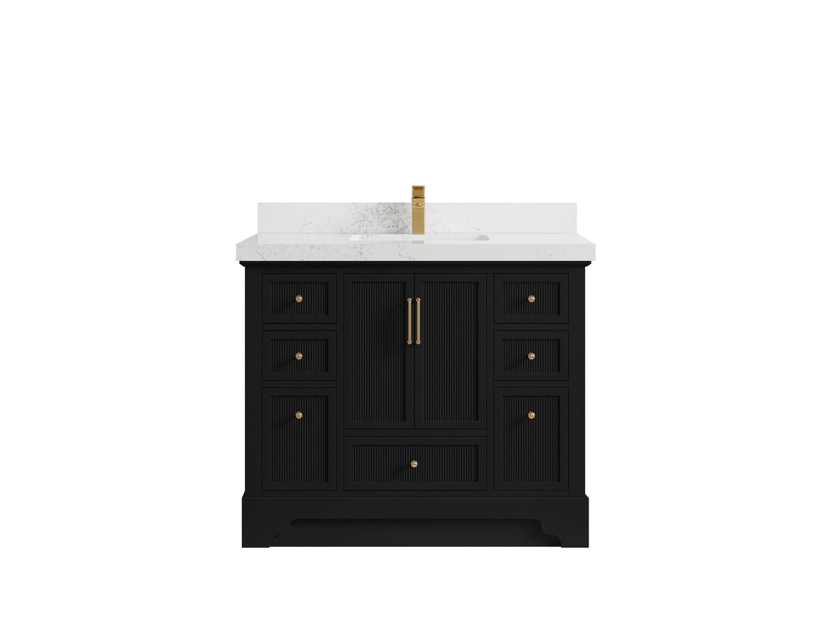 Alys 42 in. W x 22 in. D Single Sink Bathroom Vanity