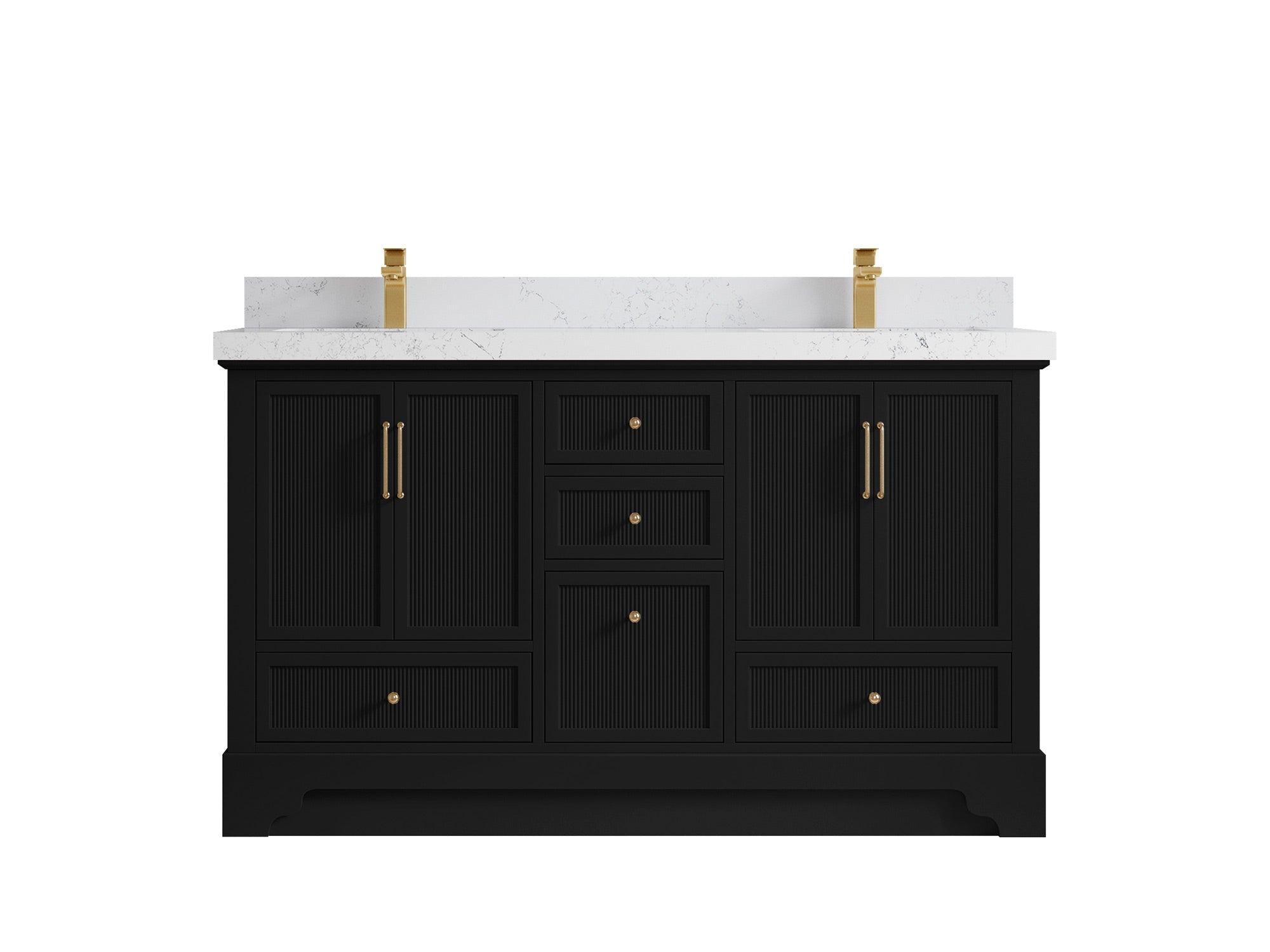 Alys 60 in. W x 22 in. D Double Sink Bathroom Vanity