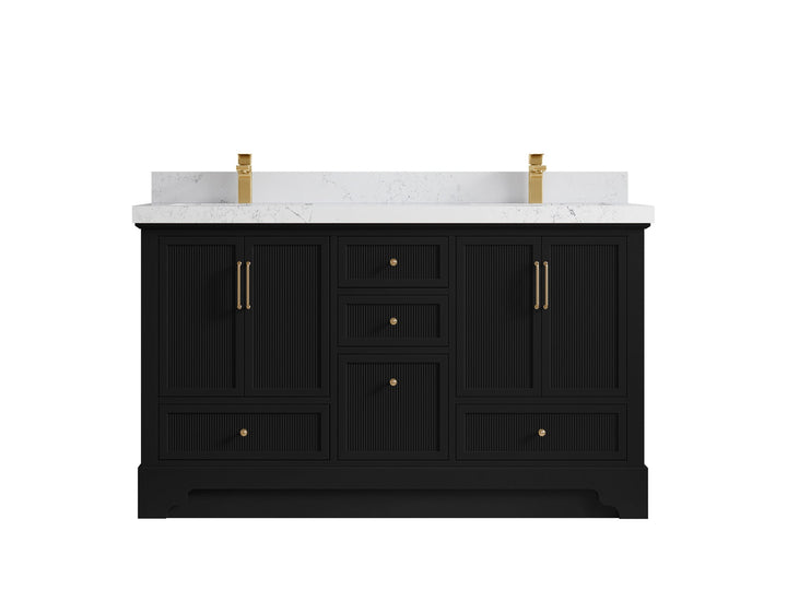 Alys 60 in. W x 22 in. D Double Sink Bathroom Vanity - photo 22