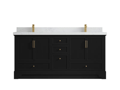 Alys 72 in. W x 22 in. D Double Sink Bathroom Vanity