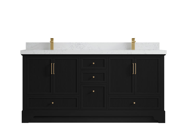 Alys 72 in. W x 22 in. D Double Sink Bathroom Vanity - photo 28