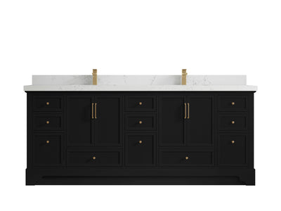 Alys 84 in. W x 22 in. D Double Sink Bathroom Vanity