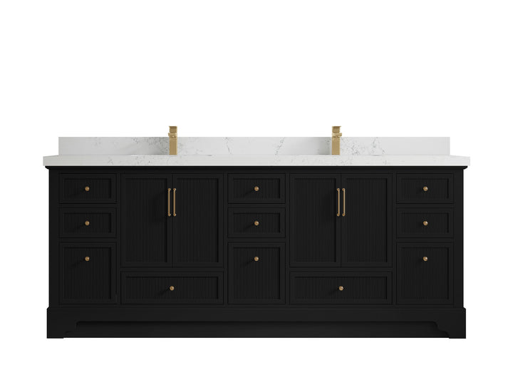 Alys 84 in. W x 22 in. D Double Sink Bathroom Vanity - photo 28