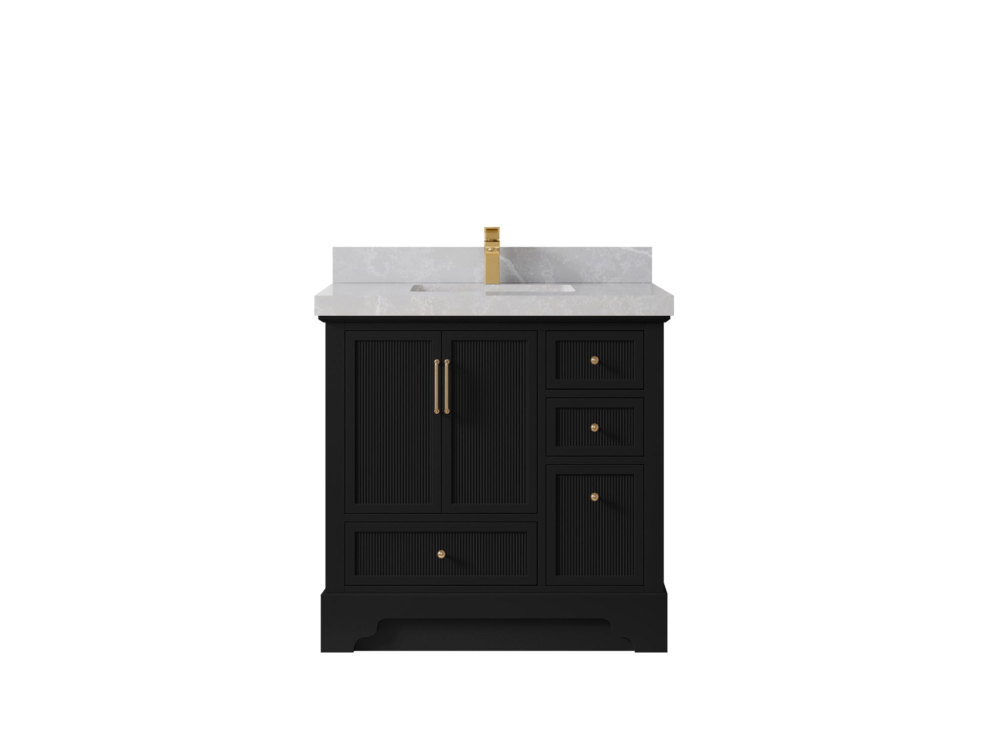 Alys 36 in. W x 22 in. D Center Sink Bathroom Vanity