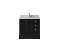 Alys 36 in. W x 22 in. D Center Sink Bathroom Vanity - photo 30