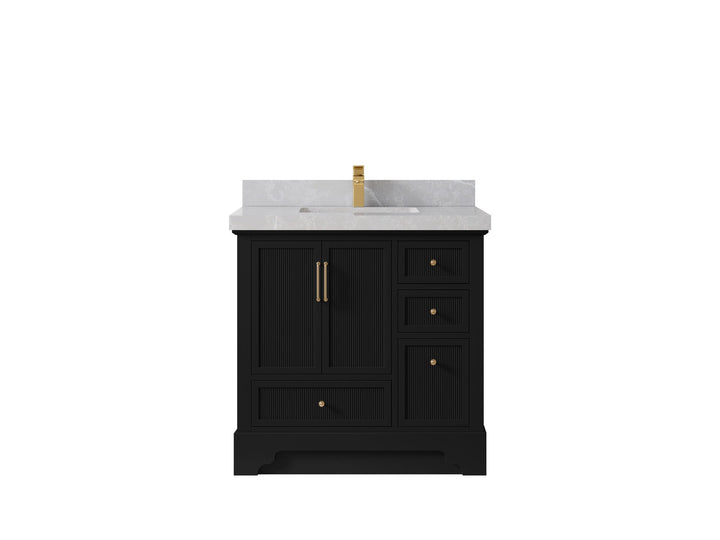 Alys 36 in. W x 22 in. D Center Sink Bathroom Vanity - photo 30