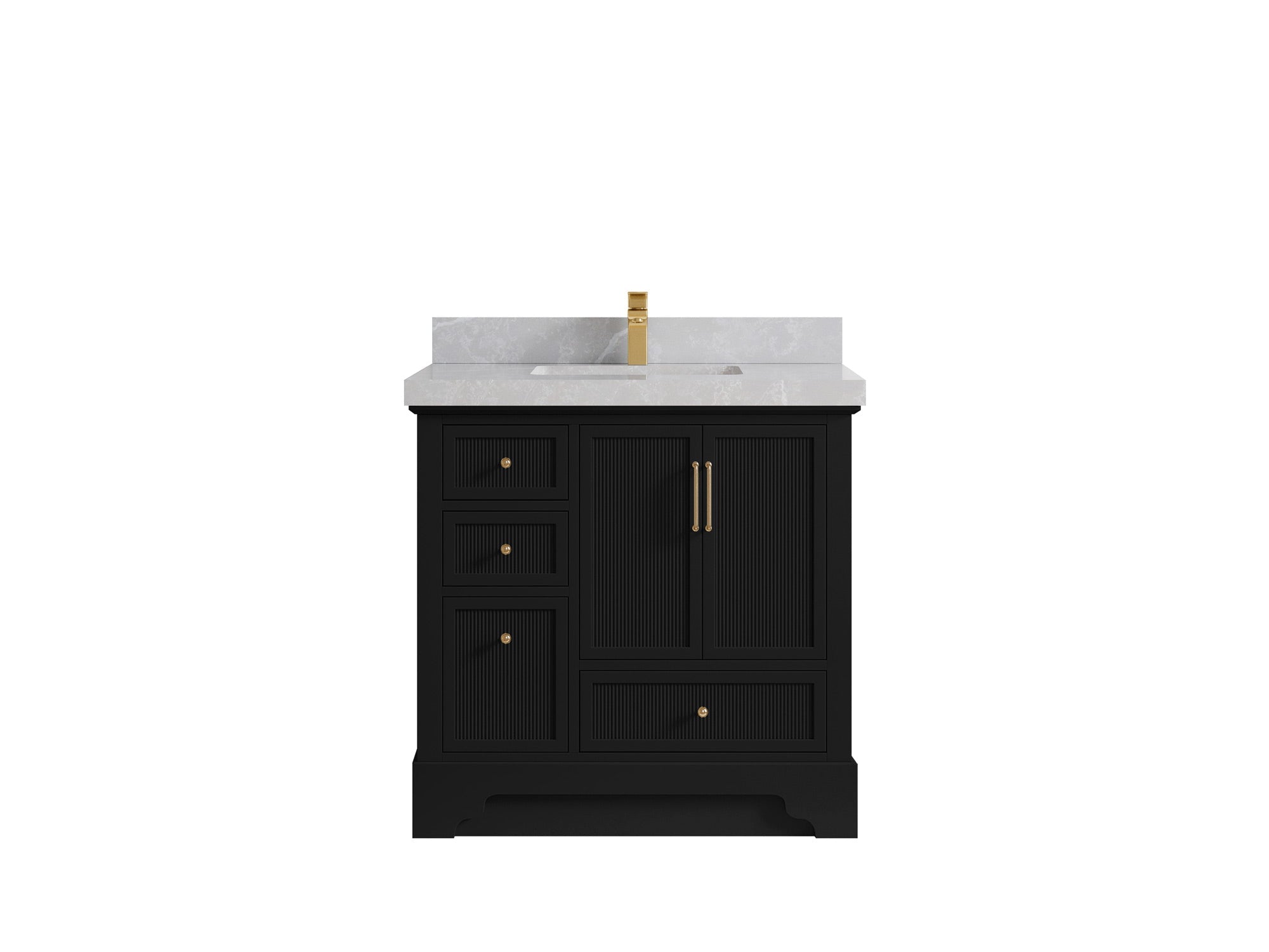 Alys 36 in. W x 22 in. D Center Sink Bathroom Vanity