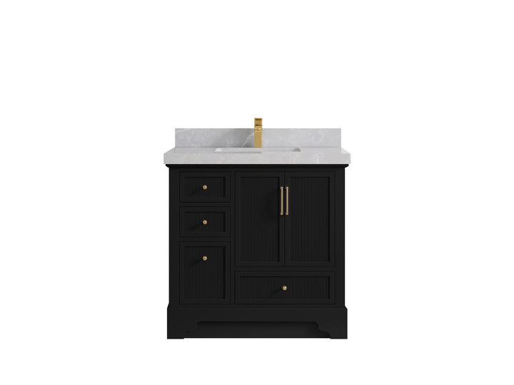 Alys 36 in. W x 22 in. D Center Sink Vanity for Modern Bathrooms - photo 30